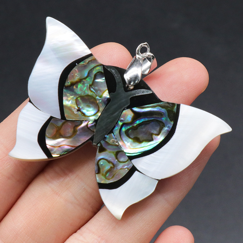 Animal Pendantl shell owl abalone shell white shell stitching various animal pendant items