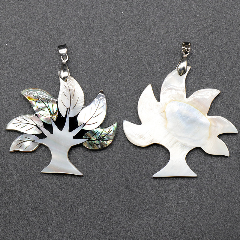 Animal Pendantl shell owl abalone shell white shell stitching various animal pendant items