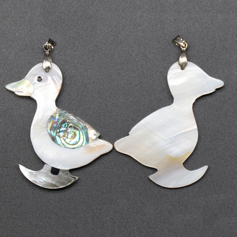Animal Pendantl shell owl abalone shell white shell stitching various animal pendant items