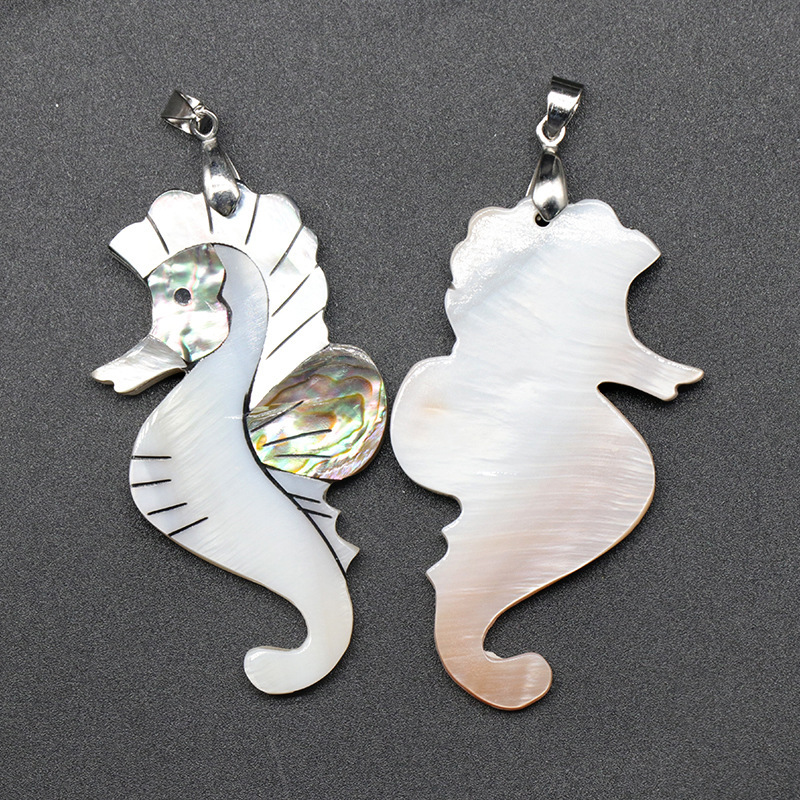 Animal Pendantl shell owl abalone shell white shell stitching various animal pendant items