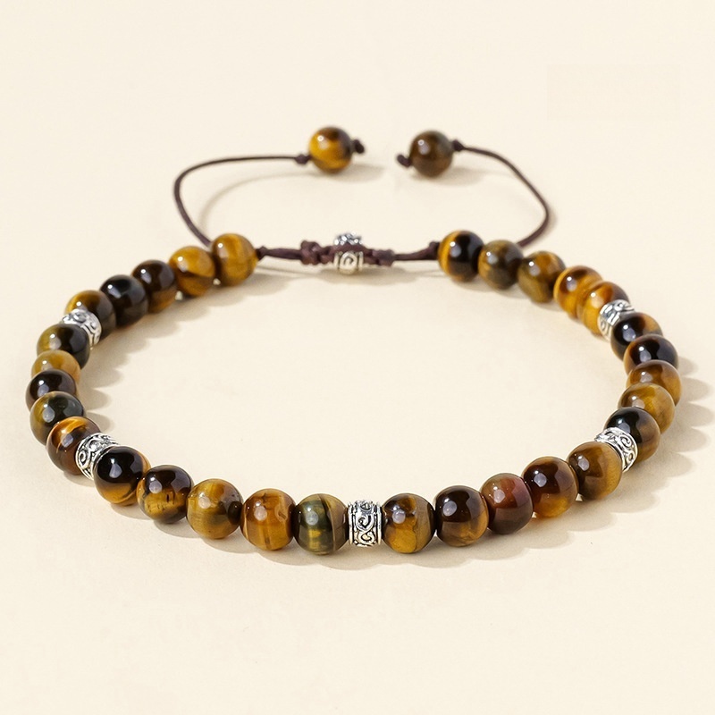 6mm Braided Adjustable Fashion Jewelry Bracelet