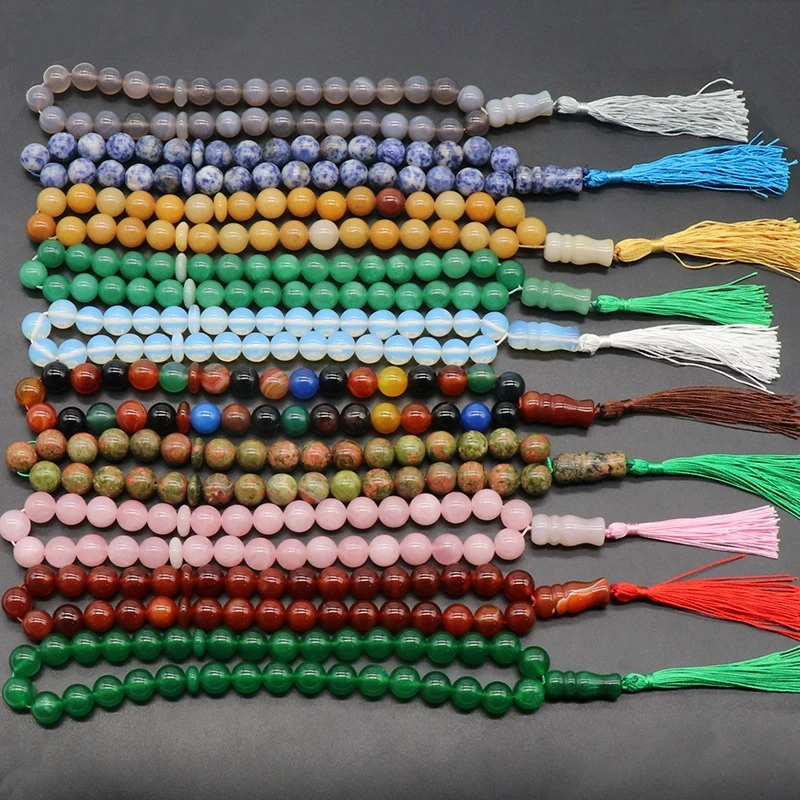 Crystal agate 33 beads bracelet hand-held jewelry car hanging stationery accessories