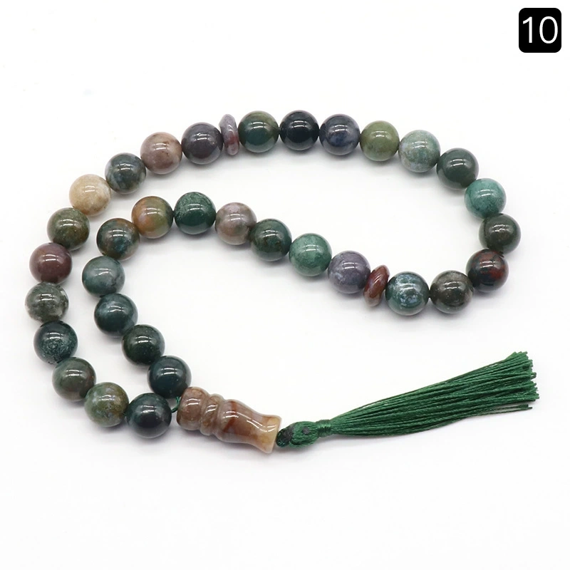 Crystal agate 33 beads bracelet hand-held jewelry car hanging stationery accessories