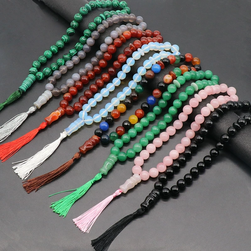 Crystal agate 33 beads bracelet hand-held jewelry car hanging stationery accessories