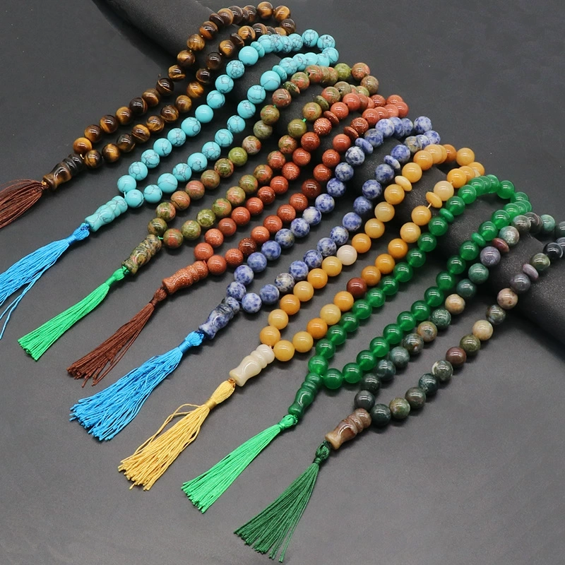 Crystal agate 33 beads bracelet hand-held jewelry car hanging stationery accessories