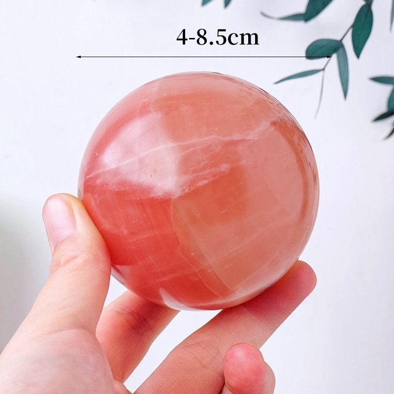 Natural Caribbean crystal ball, polished crystal ball