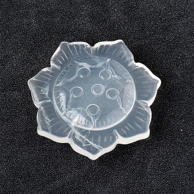 Natural crystal lotus carvings Crystal polished