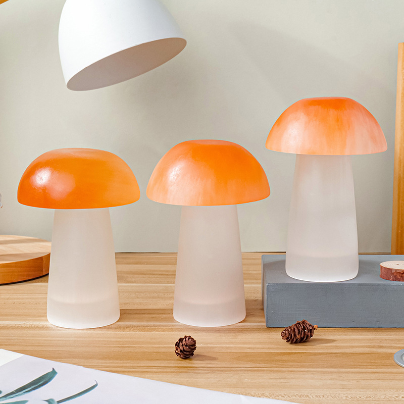 Natural plaster mushroom ornaments hand-carved nitrite plaster mushroom
