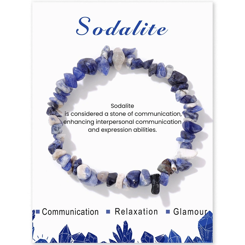 Natural gravel bracelets, energy crystals, European and American cross-border hot sales, bracelets to attract wealth and romance