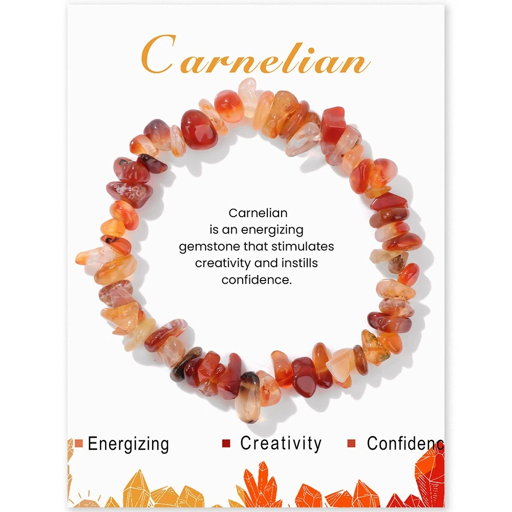Natural gravel bracelets, energy crystals, European and American cross-border hot sales, bracelets to attract wealth and romance
