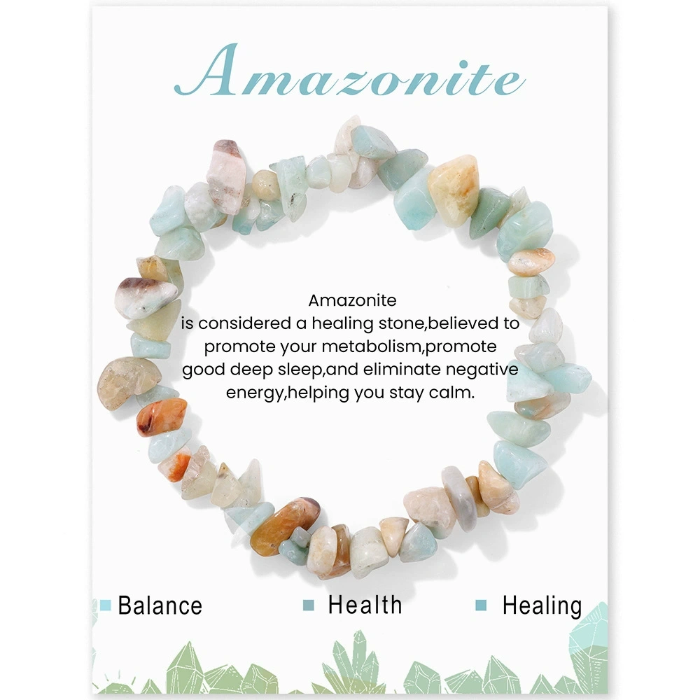 Natural gravel bracelets, energy crystals, European and American cross-border hot sales, bracelets to attract wealth and romance