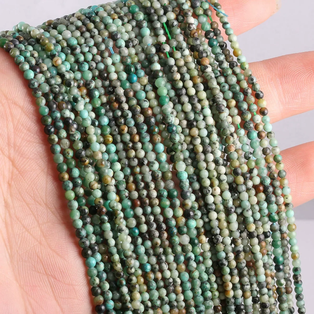2mm 3mm natural stone small round beads DIY jewelry accessories semi-finished agate tiger eye garnet loose beads