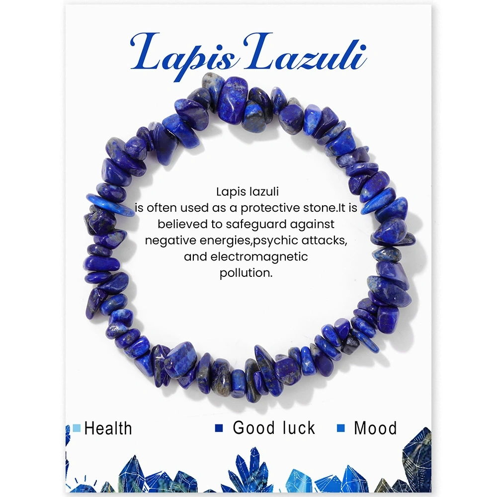 Natural gravel bracelets, energy crystals, European and American cross-border hot sales, bracelets to attract wealth and romance
