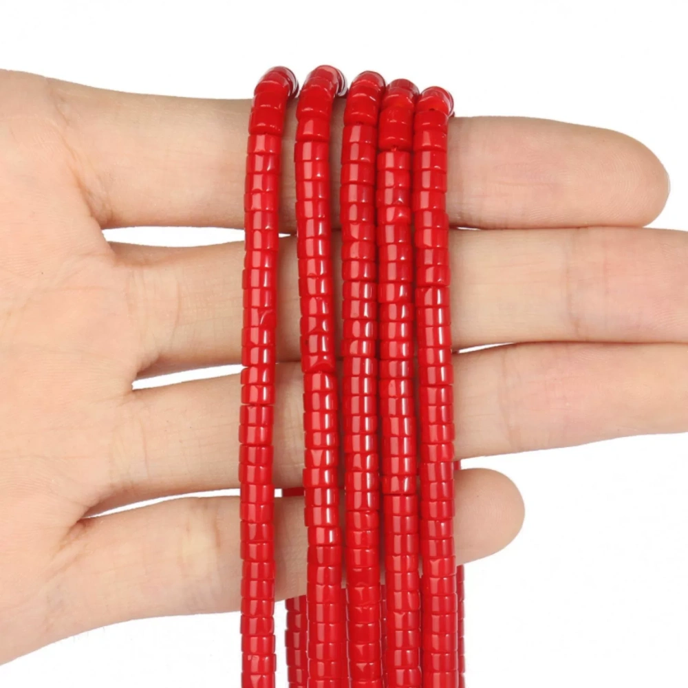 4*2mm abacus beads right angle round pieces loose beads color spacer beads diy bracelet beads