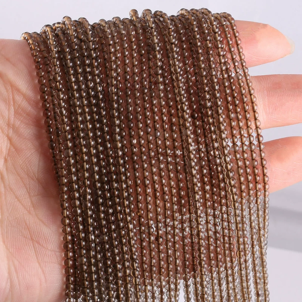 2mm 3mm natural stone small round beads DIY jewelry accessories semi-finished agate tiger eye garnet loose beads