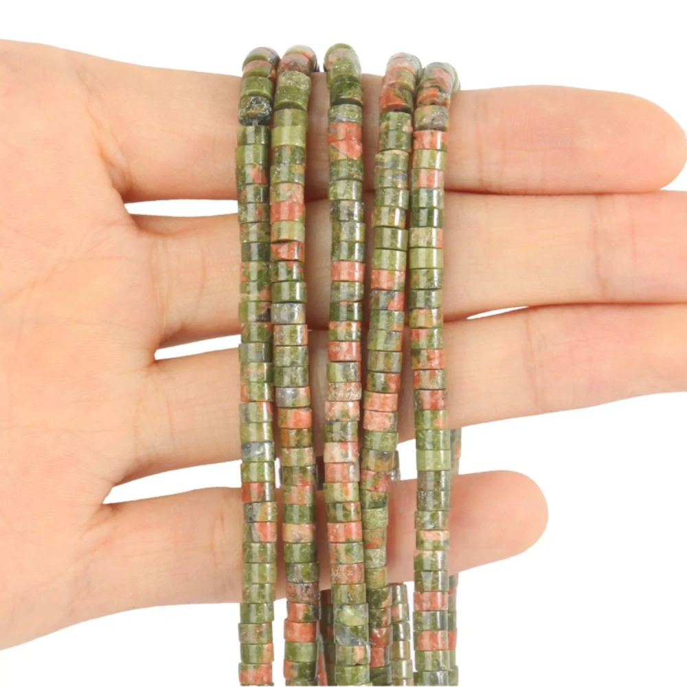 4*2mm abacus beads right angle round pieces loose beads color spacer beads diy bracelet beads