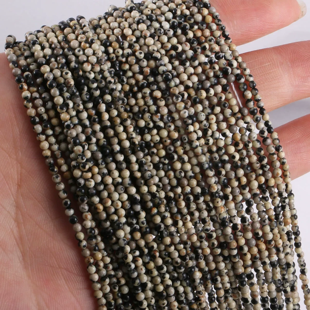 2mm 3mm natural stone small round beads DIY jewelry accessories semi-finished agate tiger eye garnet loose beads