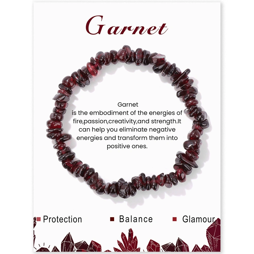 Natural gravel bracelets, energy crystals, European and American cross-border hot sales, bracelets to attract wealth and romance