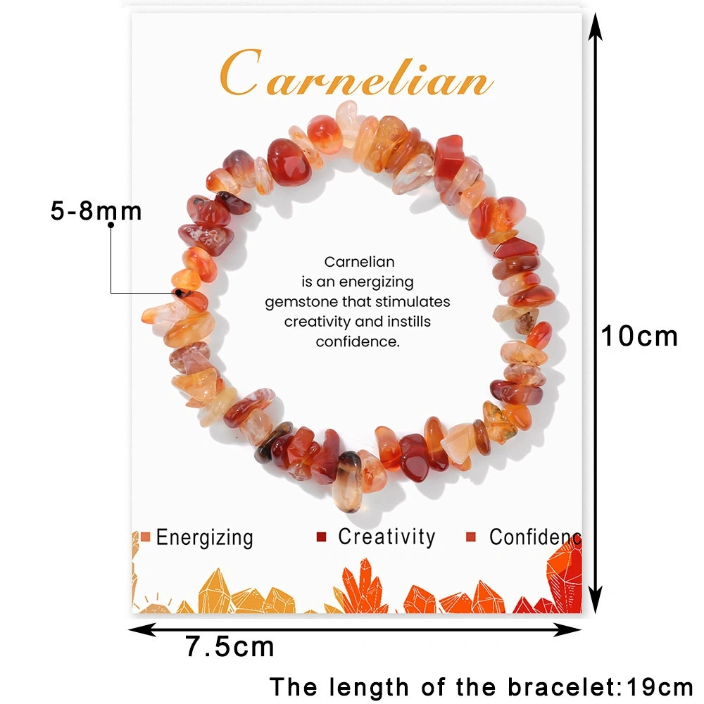 Natural gravel bracelets, energy crystals, European and American cross-border hot sales, bracelets to attract wealth and romance