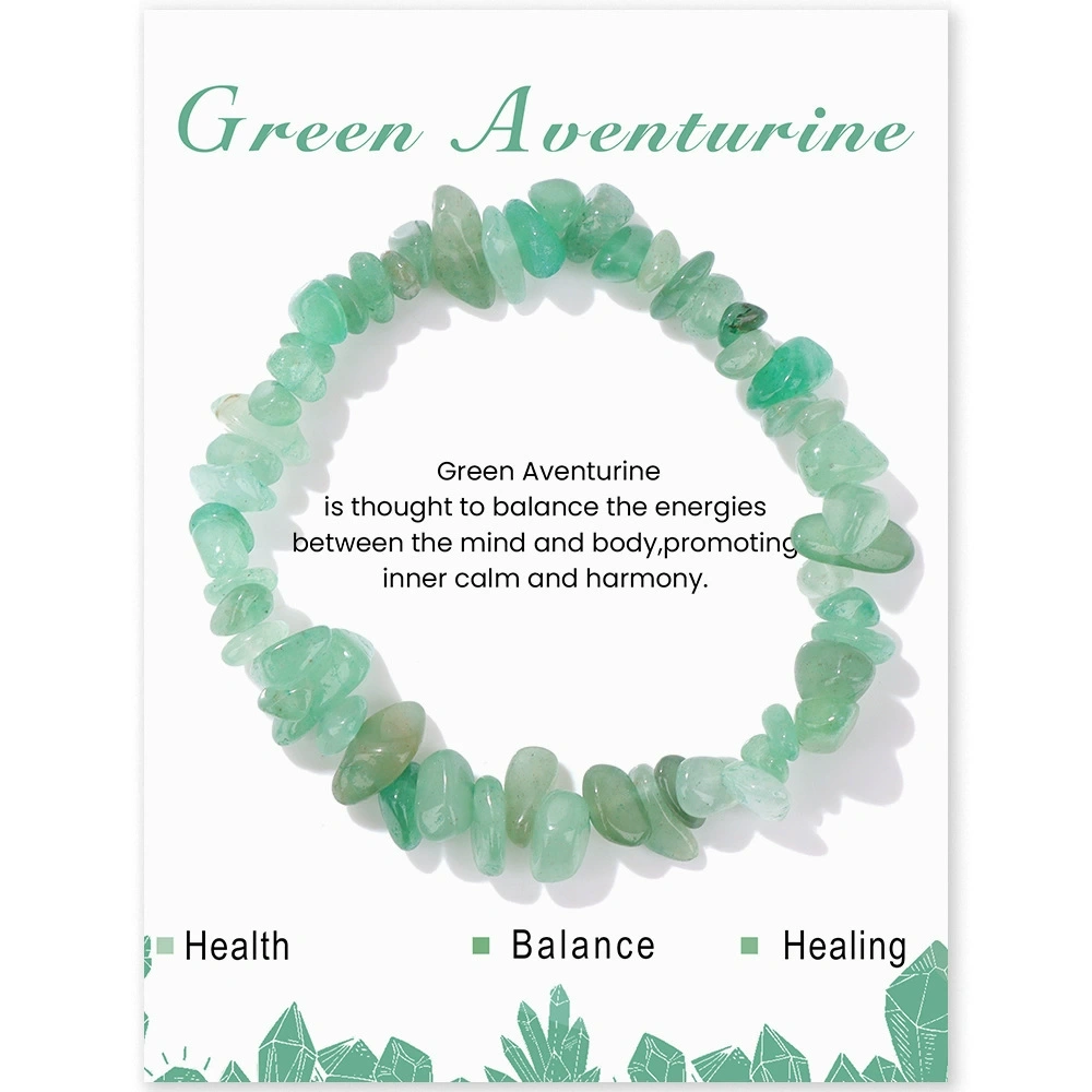 Natural gravel bracelets, energy crystals, European and American cross-border hot sales, bracelets to attract wealth and romance