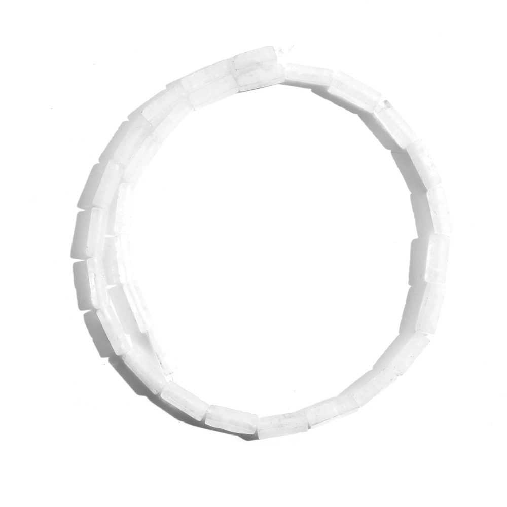 Natural Clear quartz glass gravel cube interface cut surface DIY jewelry bead accessories jewelry