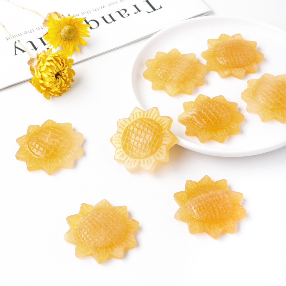 Natural yellow square solution sunflower sunflower