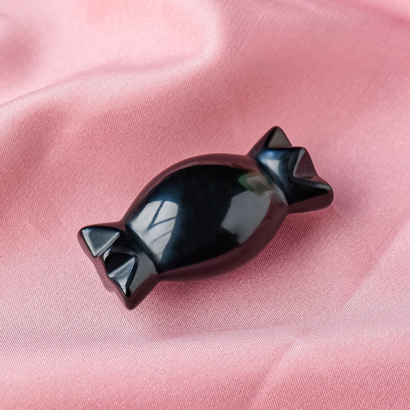 Natural crystal candy carvings crystal raw stone carving
