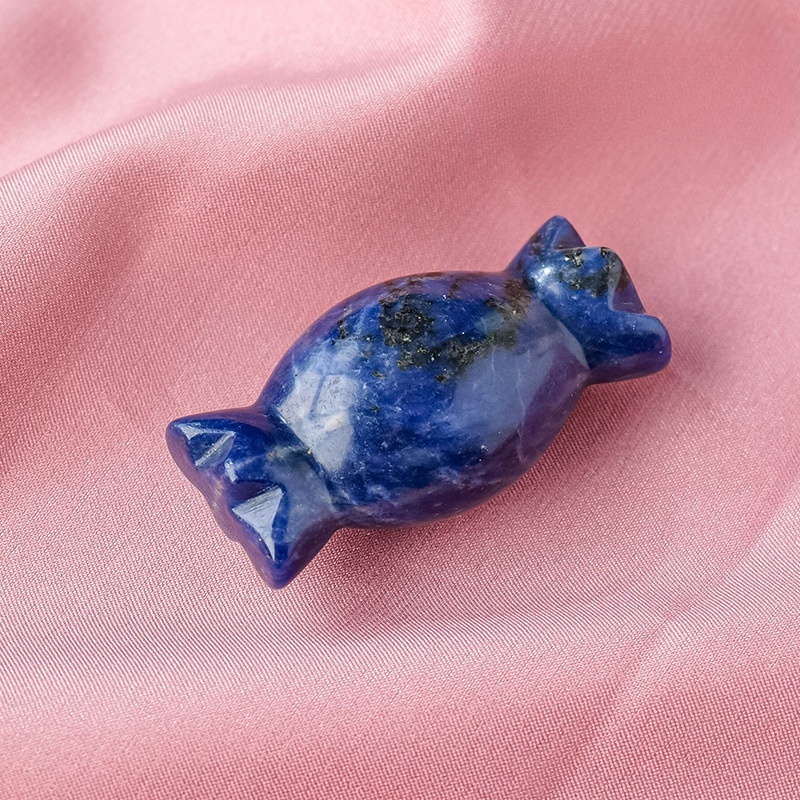 Natural crystal candy carvings crystal raw stone carving