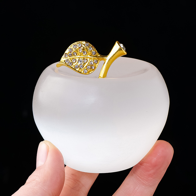 Natural Moroccan Asholate Apple Stone Polished Christmas Decoration Ornaments
