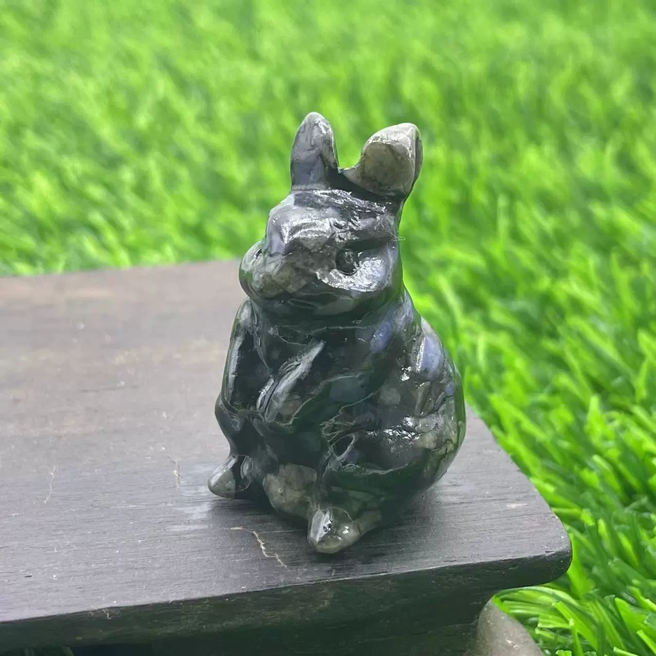 4cm natural stone bunny semi-precious stone bunny 1.5 inches 36 materials