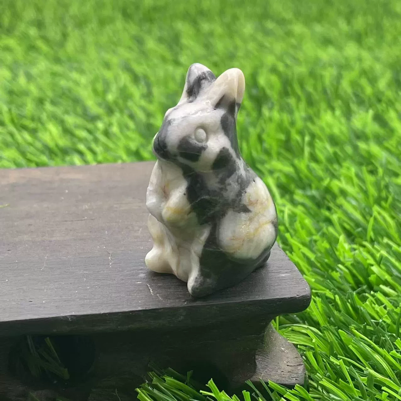 4cm natural stone bunny semi-precious stone bunny 1.5 inches 36 materials