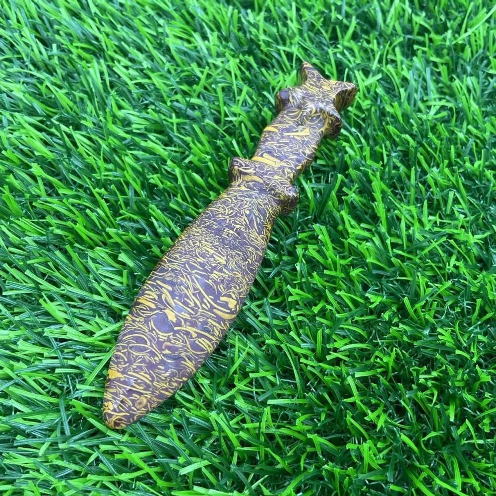 12cm natural semi-precious stone imitation dagger semi-precious stone crystal knives
