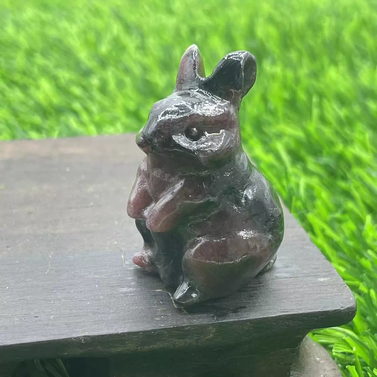 4cm natural stone bunny semi-precious stone bunny 1.5 inches 36 materials