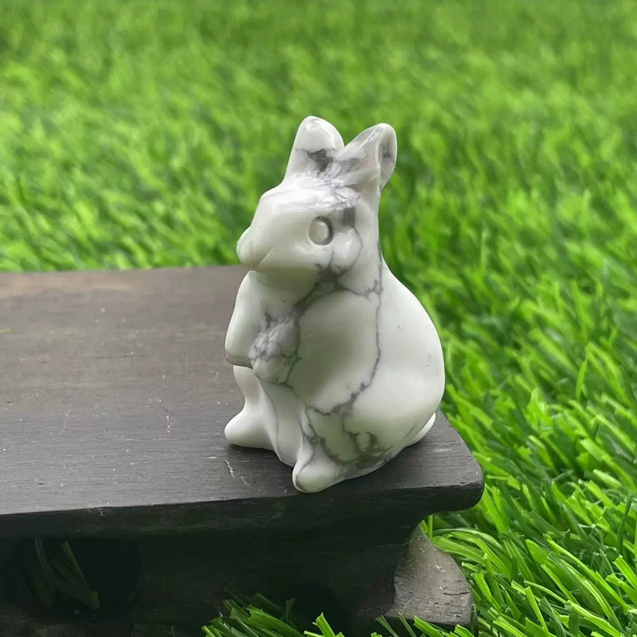 4cm natural stone bunny semi-precious stone bunny 1.5 inches 36 materials
