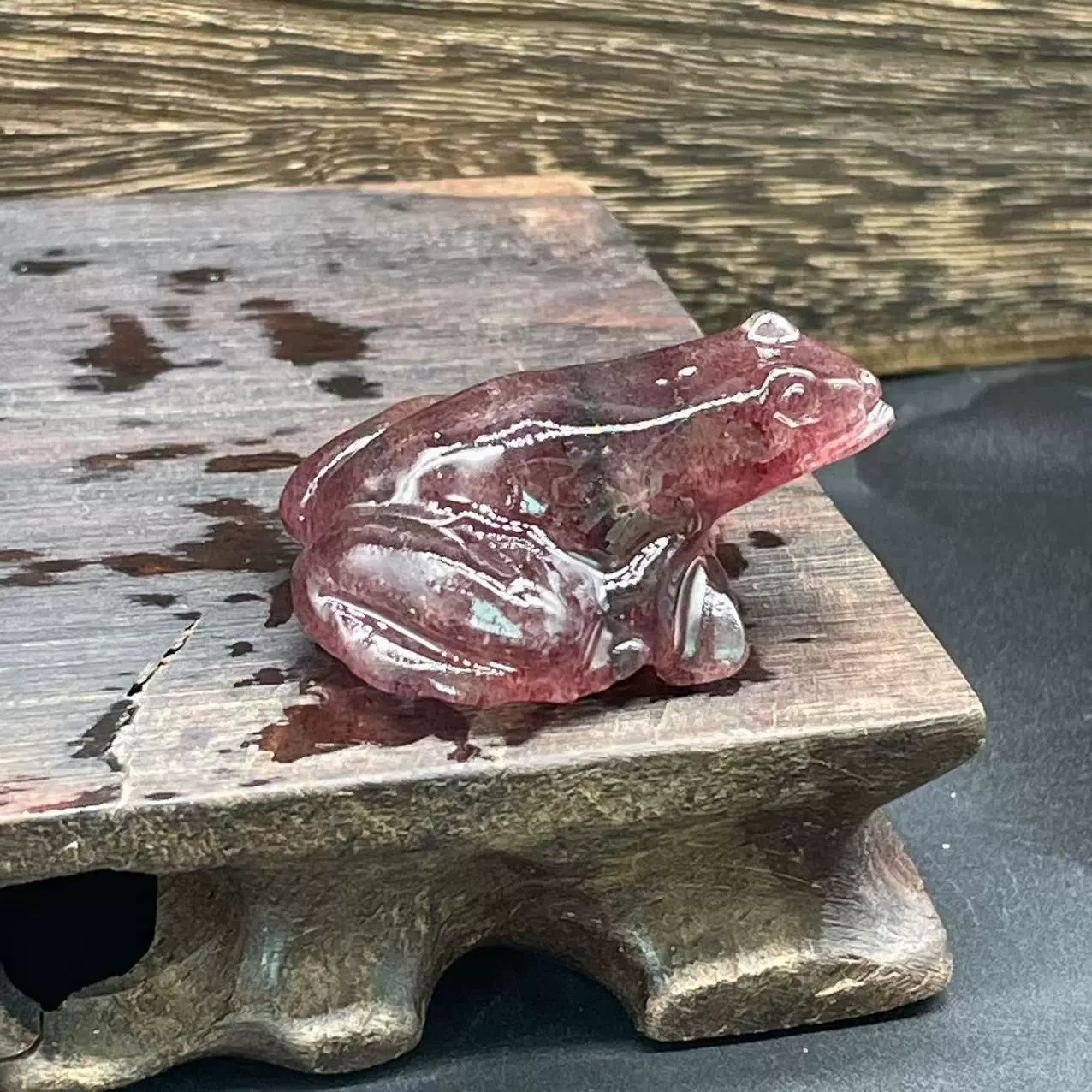 Crystal frogs 4 cm semi-precious stone natural stone frogs cute small animals