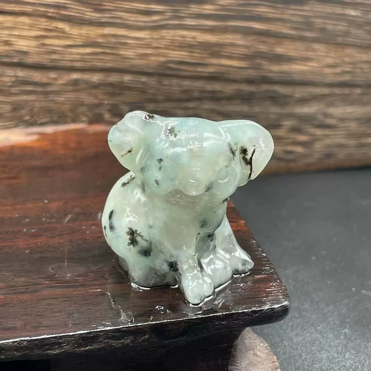 3cm Semi-precious Natural Stone Koala Rose Quartz Green Aventurine White Crystal Animal Sculpture