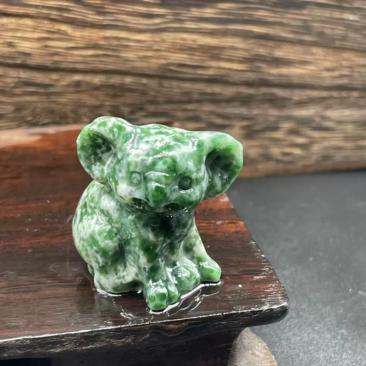 3cm Semi-precious Natural Stone Koala Rose Quartz Green Aventurine White Crystal Animal Sculpture
