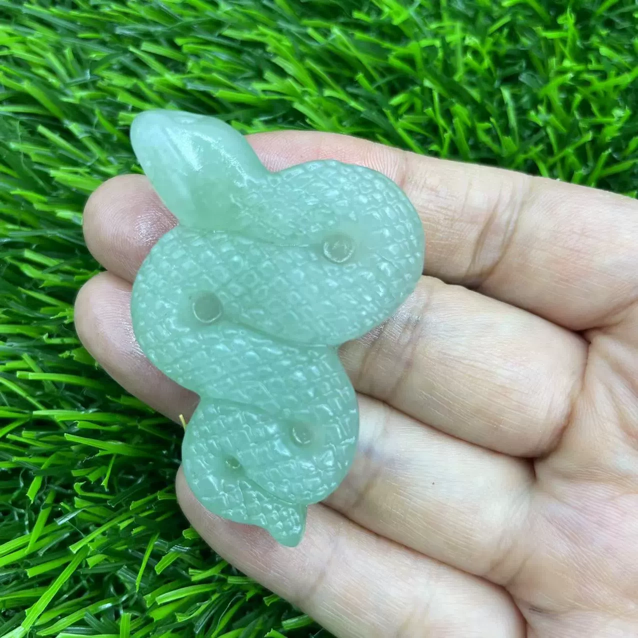5cm Various natural gemstones carved snakes Foreign trade hot product crystal snake