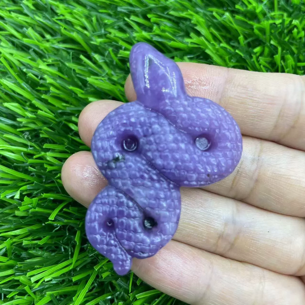 5cm Various natural gemstones carved snakes Foreign trade hot product crystal snake