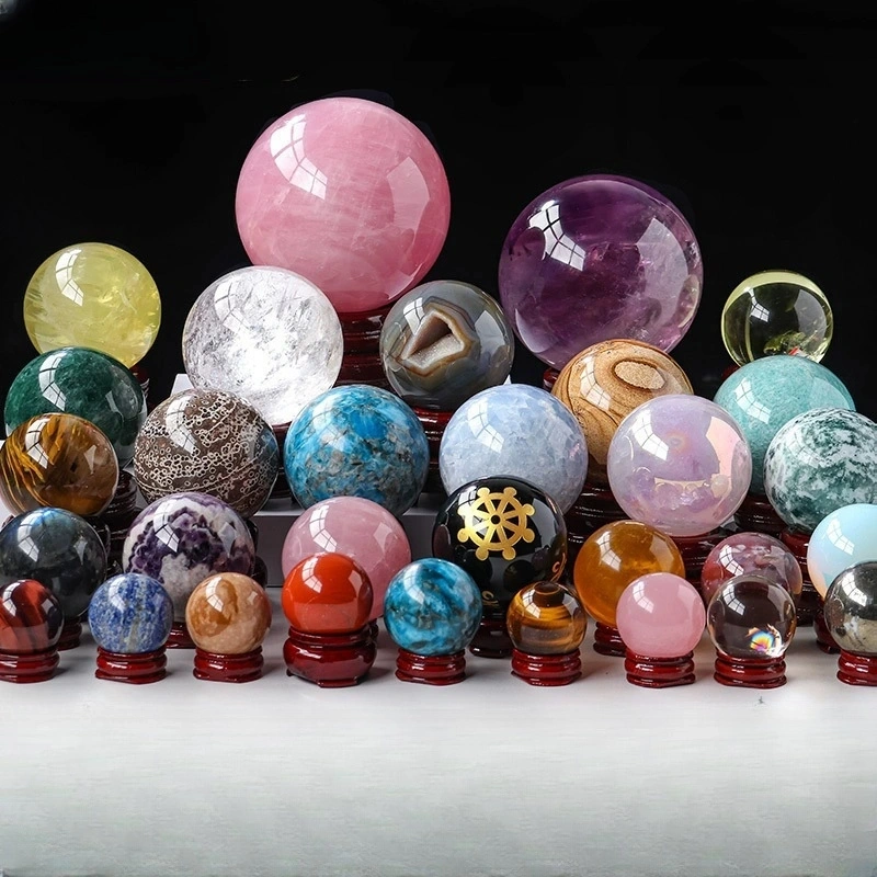 1kg natural crystal ball ornaments original stone polished 3-8cm random delivery