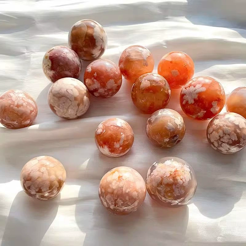 1kg natural crystal ball ornaments original stone polished 3-8cm random delivery