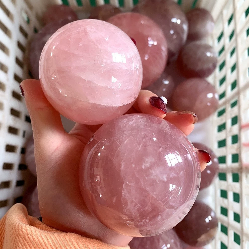 1kg natural crystal ball ornaments original stone polished 3-8cm random delivery