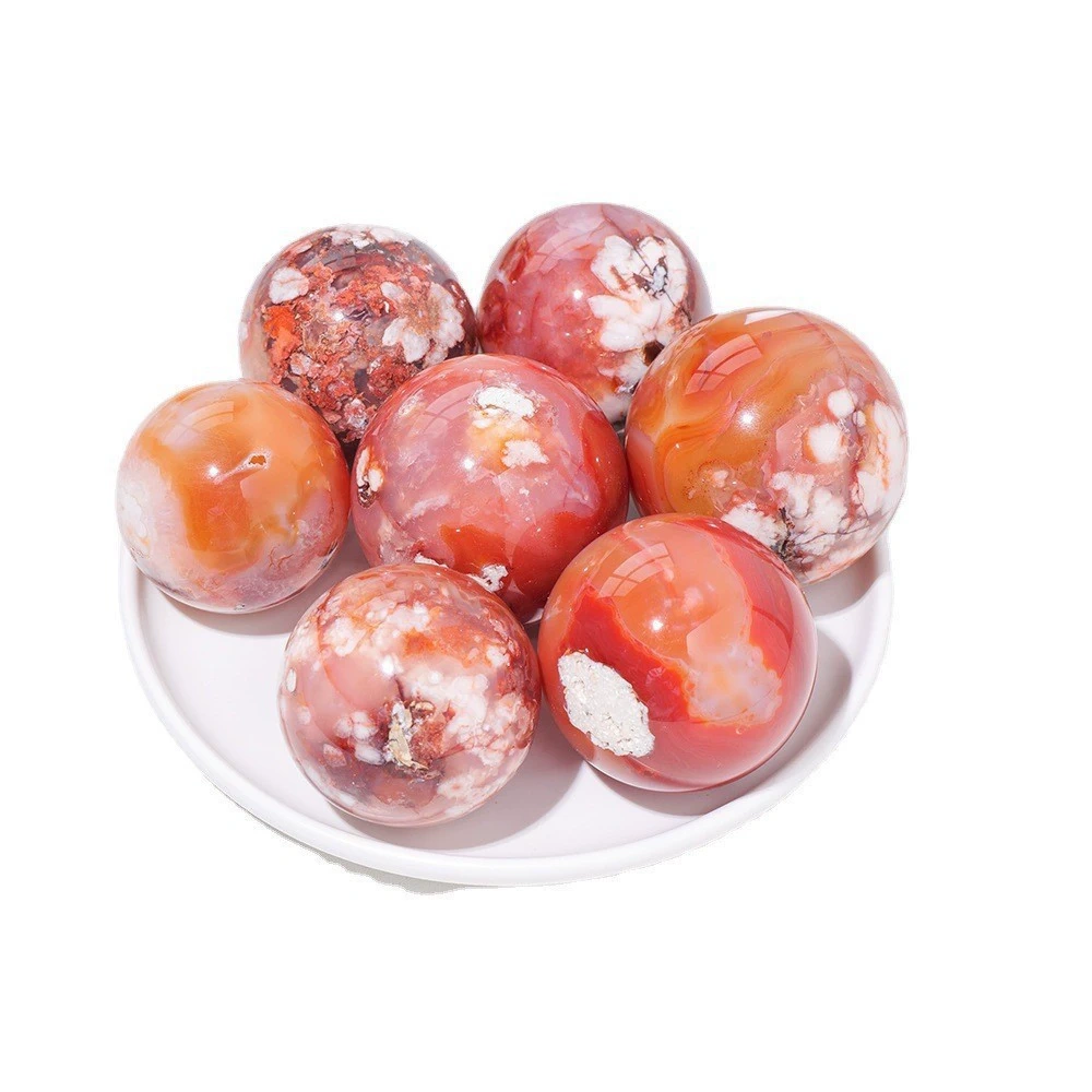 1kg natural crystal ball ornaments original stone polished 3-8cm random delivery