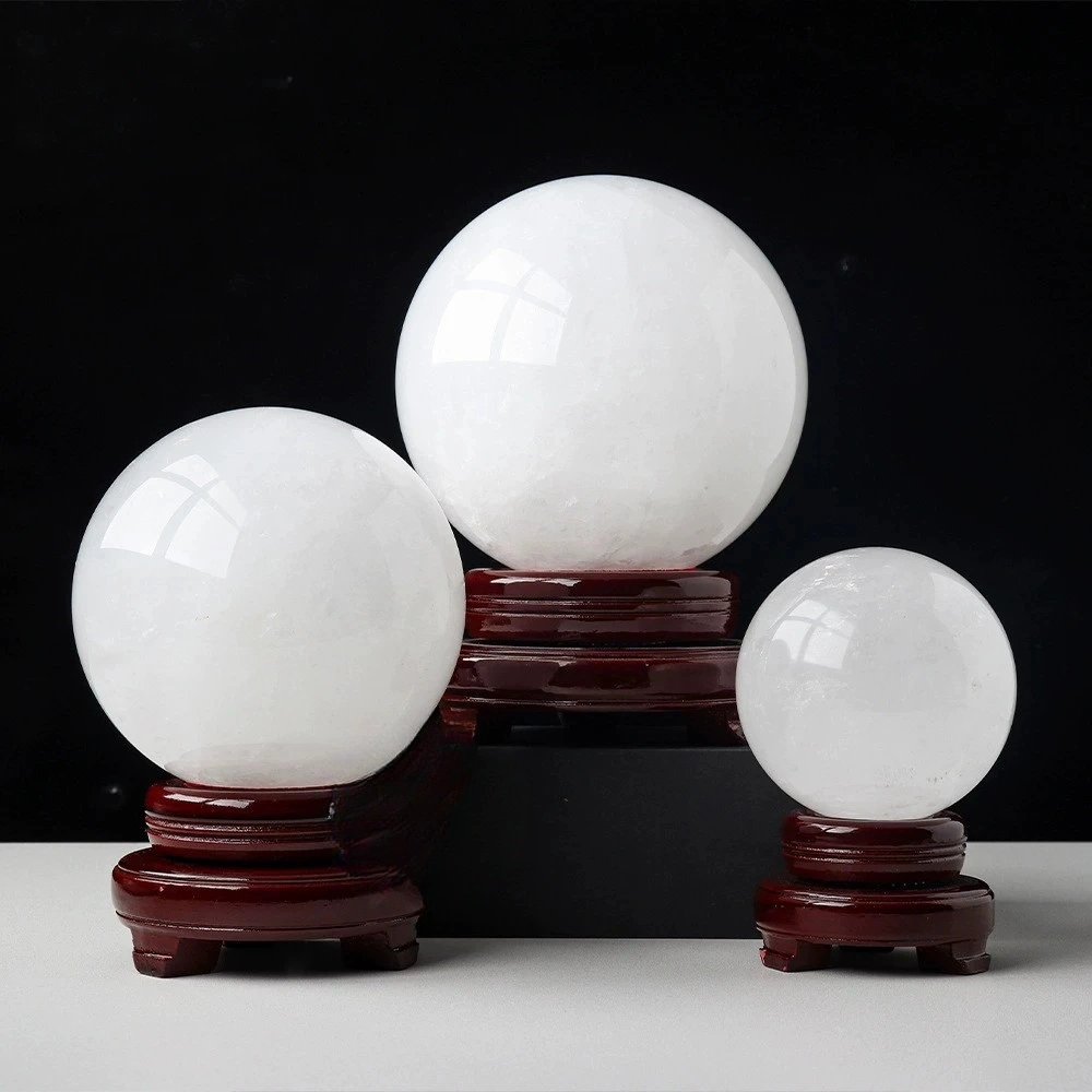 1kg natural crystal ball ornaments original stone polished 3-8cm random delivery