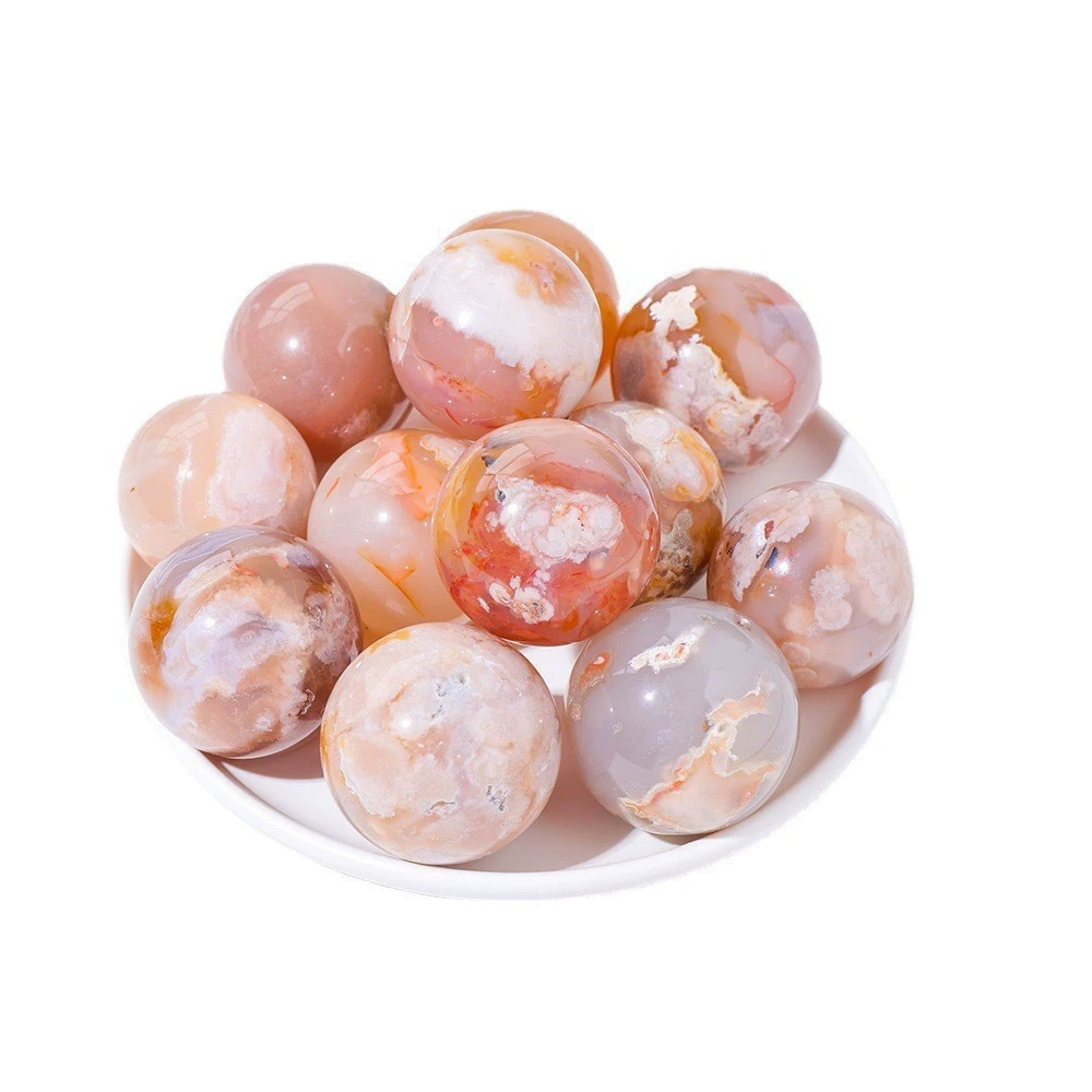 1kg natural crystal ball ornaments original stone polished 3-8cm random delivery