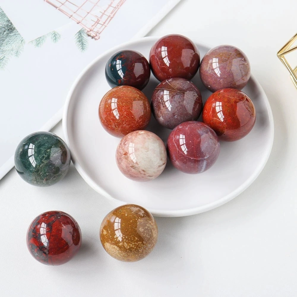 1kg natural crystal ball ornaments original stone polished 3-8cm random delivery