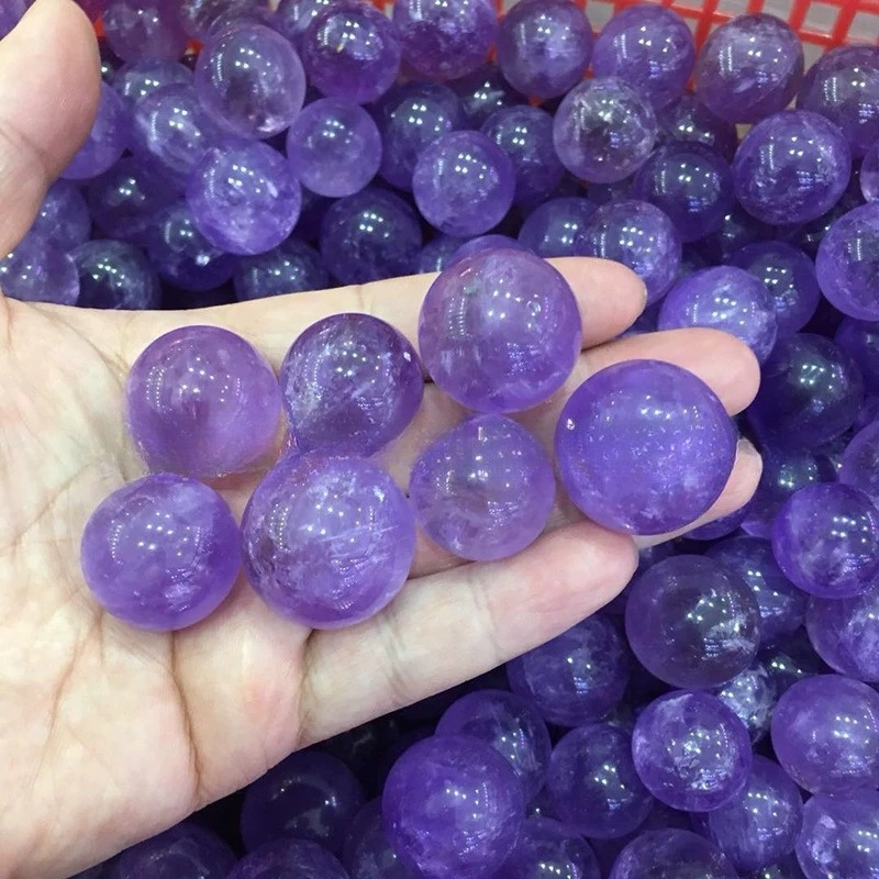 1kg natural crystal ball ornaments original stone polished 3-8cm random delivery
