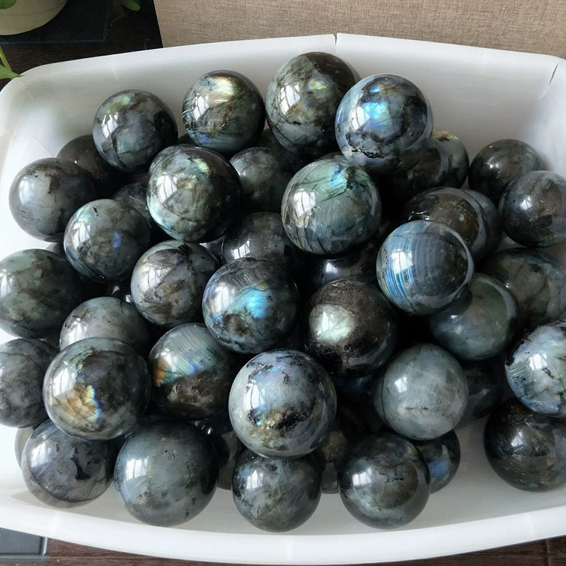 1kg natural crystal ball ornaments original stone polished 3-8cm random delivery