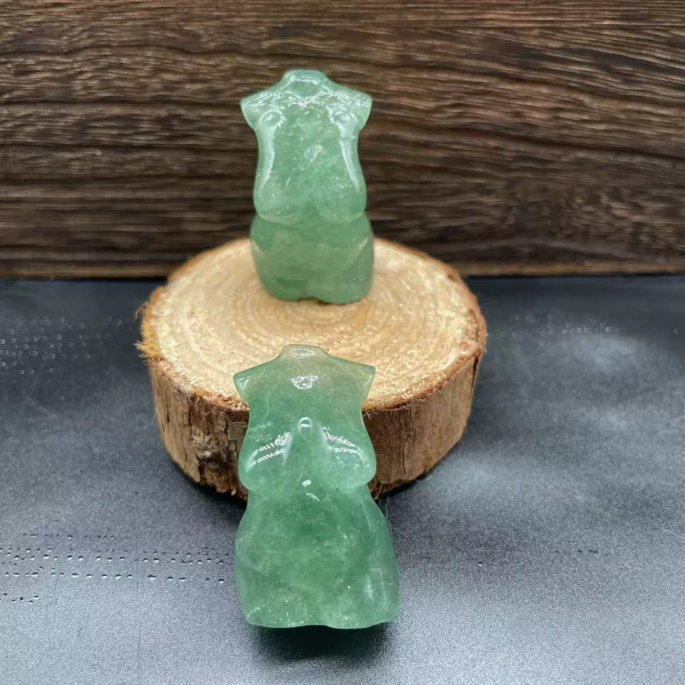 1.5 inch natural semi-precious stone pregnant fat female model