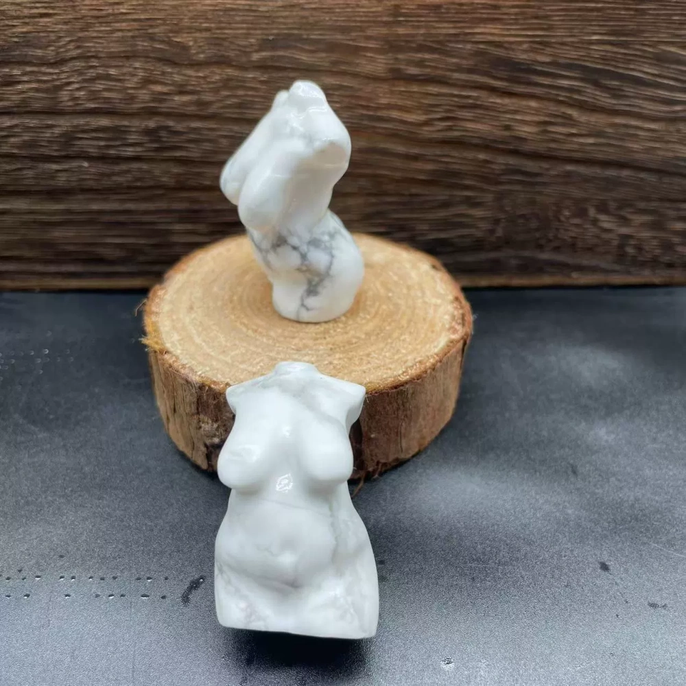 1.5 inch natural semi-precious stone pregnant fat female model
